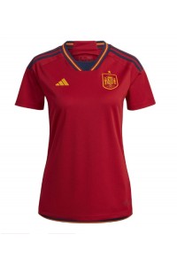 Fotbalové Dres Španělsko Dámské Domácí Oblečení MS 2022 Krátký Rukáv